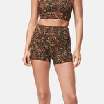 Outdoor Voices π Techsweat Sierra Abstract Foliage Sports Bra Crop Top Photo 0