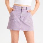 American Eagle  Corduroy Mini Skirt - Size 2 Trendy lavender purple Photo 0