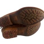 Born Kerri Ankle Boots Size 8.5 M Suede Zip Back Brown Buckle Cuban Heel Shoe Photo 7