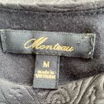 Monteau Black Peplum Textured Sleeveless Top Photo 11