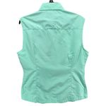 Stillwater Supply Top Womens M Aqua Green Ripstop Outdoor UPF Sleeveless Shirt Size M Photo 3
