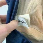 Longitude Women's Vintage 1970's  One Piece Blue Bathing Suit Union Made USA 14T Photo 6