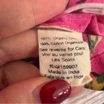 Printfresh Hummingbird Haven 2 Piece Pajama Set Women’s Medium Pink Artsy Cotton Photo 5