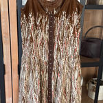 Free People Y2K corset dress animal print boho fish eye hook corset sweetheart Photo 0