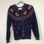 kim rogers Women’s Embroidered Sweater size Med. EUC Photo 1