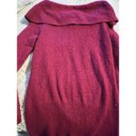 White House | Black Market DARK FUCHSIA PINK SHAWL COLLAR SWEATER SZ M Wool Blend Photo 7