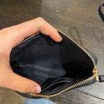 Coach  navy blue Leather Wristlet Sleek Design Photo 4