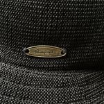 Panama Jack  Black Brim Fabric Foldable Hat BEACH BOHO UNISEX OS Photo 3