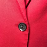 EXPRESS Red Blazer with Black Button Size 6 Photo 1