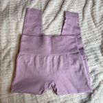 We Wore What  Seamless High Waist Leggings Lavender M/M Activewear Athleisure‎ Photo 4
