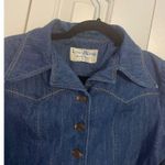 Vintage DenimWorks Womens Blue Denim Button Photo 3