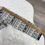 Chico's Chico’s Tribal Fair Isle Southwestern Full Zip Knit Jacket Black Ivory Small Photo 12