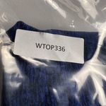 Beyond the Bump Beyond Yoga Heathered Navy Blue/Black Sleeveless Tank Top Size S Blue Photo 9