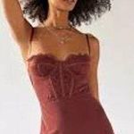 Urban Outfitters  Brenna Corset Dress GORGEOUS COLOR Mini Bustier Size XS Photo 0