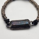 Uno De 50 Leather & Sterling Silver Plated Bracelet Photo 1