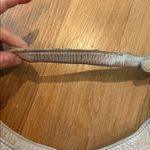 Hobo International Leather Shoulder Bag Purse Cream Silver Photo 2