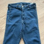 H&M NWOT  Dark Wash Bootcut Ankle Skinny Jeans 27” High Rise Cotton Blend Photo 1