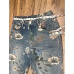 SheIn  High Waist Wide Leg Wild Flower‎ Denim Jeans Size Medium EXCELLENT Photo 7