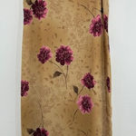 Laura Scott Vintage Floral Maxi Dress Sleeveless Gold Purple Size S Grunge 90s Photo 0