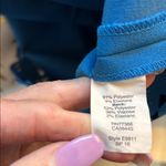 J.Crew Laser Cut Floral Dress Cerulean Blue Gorgeous Sheath Dress SZ 6 Photo 5