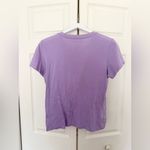 True Religion Brand Jeans Studded Logo Graphic T-Shirt Rhinestones Lavender Top Photo 5