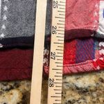 Country Store 1X Plaid Patriotic Shirt Red White Blue Heart Print Cotton Top Photo 4