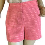 Loft ANN TAYLOR RED WITH BEIGE FLECKS SHORTS (12) Photo 0