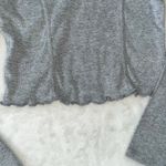 PacSun grey cropped long sleeve Photo 3