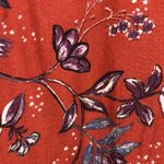 Gypsies & Moondust  Multi Color Floral Thin peasant Blouse‎ with keyhole Size M Photo 6