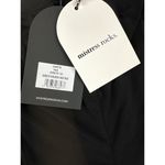 Mistress Rocks  - Ruffle Long Sleeve Off Shoulder Mini Dress in Black Photo 2