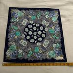 Blue floral print bandana Photo 2