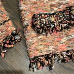 R FASHION Apparel Thread Textured Knit Cardigan Sweater Jacket Fringe Size L/XL Black Size L Photo 5