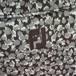 FootJoy  Women’s Black Gray Patterned Polo Shirt Golf Sport Size Large Photo 3