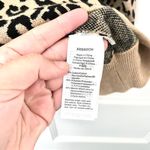 J.Crew Boyfriend Crewneck Sweater in Leopard Print Re-Imagined Wool XXS Photo 3