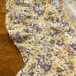 Flirty Wild Fable Yellow Lavender Floral Crop Top Women Medium Flutter Sleeves Photo 11