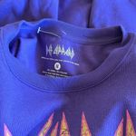 Def Leppard NWOT    SUPER SOFT FLEECE LINED PULLOVER PURPLE MEDIUM Photo 6