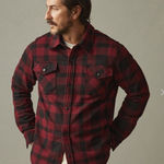 American Giant Unisex Redwood Fleece Button Photo 0