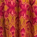 Nightcap  Clothing XS Red Orange Bohemian Ruffle Hi Low Linen Blend Skirt Photo 3