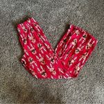 Toast & Jammies reindeer flannel pajama pants small Red Photo 0