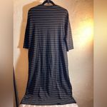 ZARA  Striped Knit Jersey Dress striped black white XXL Photo 5