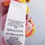 Free People  Little Fan Crochet Striped Beach Cover Up Sweater M/L great conditio Photo 5