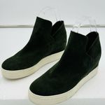 Steve Madden  Bootie Sneakers Women's Wrangle Dark Green Suede Leather Size 7M Photo 4