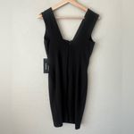Bebe  Little Black Dress with Plunging Deep V Neckline black 4 NEW Photo 3