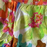Future Collective Hawaiian Tropical Floral Women's Shorts Green Photo 1