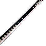 All Saints Silver Studded Black Leather Belt 32”- 36” Adjustable Length $89 New Photo 4