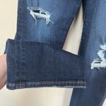 Levi's Levi’s Women’s Blue Distressed High Waist Rib Cage Straight Leg Ankle Size 27 Photo 3