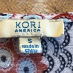 Kori America Mixed Print Floral Lace Boho Dress Size Small Photo 4