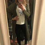 Nordstrom Rack Long Olive Green Sweater  Photo 0