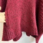 Athleta  Donegal Passage Cowl Neck Red Wool Blend Poncho/Sweater Size S/M Photo 8