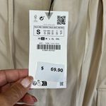 ZARA  Barrel Leg Cargo Chino Pants Tan Photo 9